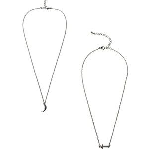 GEMMA SIMONE || Silver Necklace Set ‘To The Moon and Back’ ⭐️NIB⭐️